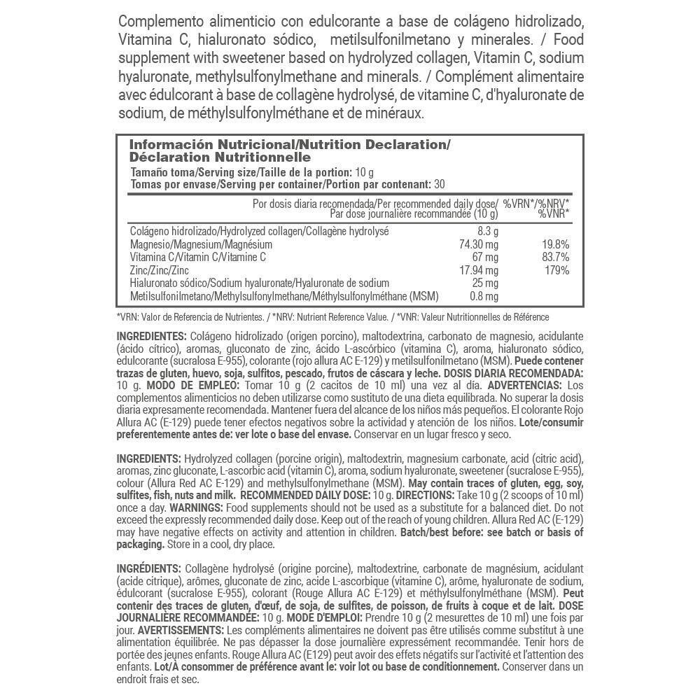 Collagen + MSM - 300g Dracula Cherry de MASmusculo 4/5