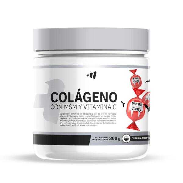 MMSUPPLEMENTS Collagen with MSM and Vitamin C - 300g Drácula Cherry da MM Supplements