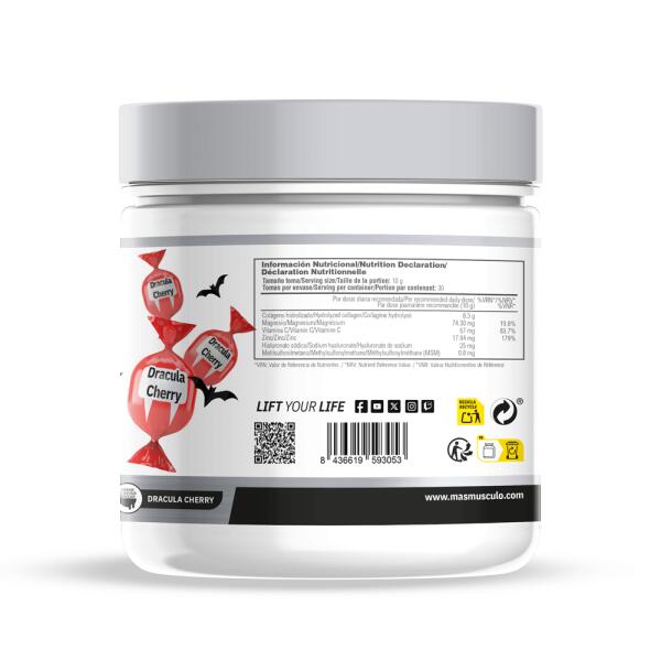 Collagen + MSM - 300g Dracula Cherry de MASmusculo 3/5