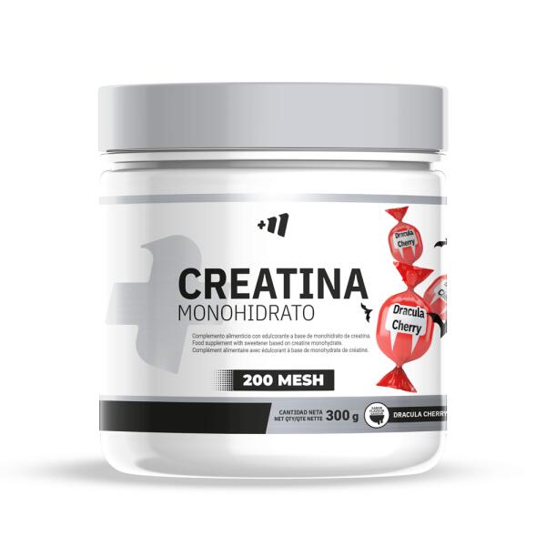Creatine monohydrate 200 mesh - 300g drácula cherry da mm supplements