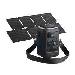 Kit batterie Anker SOLIX C300X DC avec panneau solaire 60 W