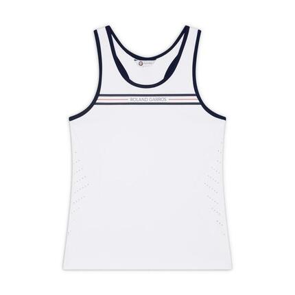 Debardeur Performance Femme Roland-Garros - Blanc