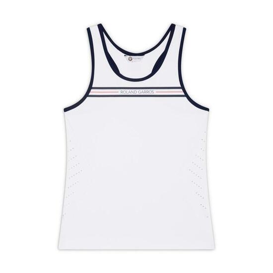 Debardeur Performance Femme Roland-Garros - Blanc