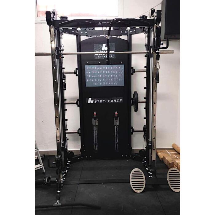 Binom Multigimnasio B12-V2 con doble polea, power rack y accesorios 6/6