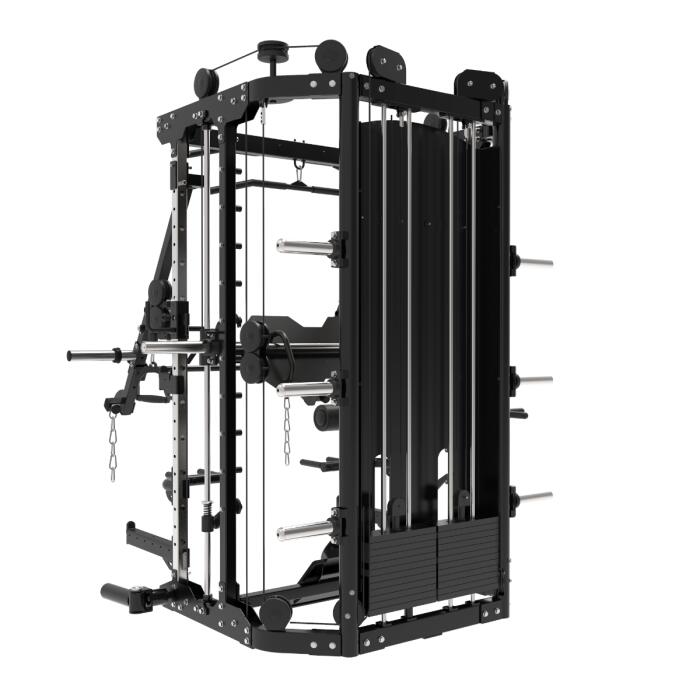 Binom Multigimnasio B12-V2 con doble polea, power rack y accesorios 4/6