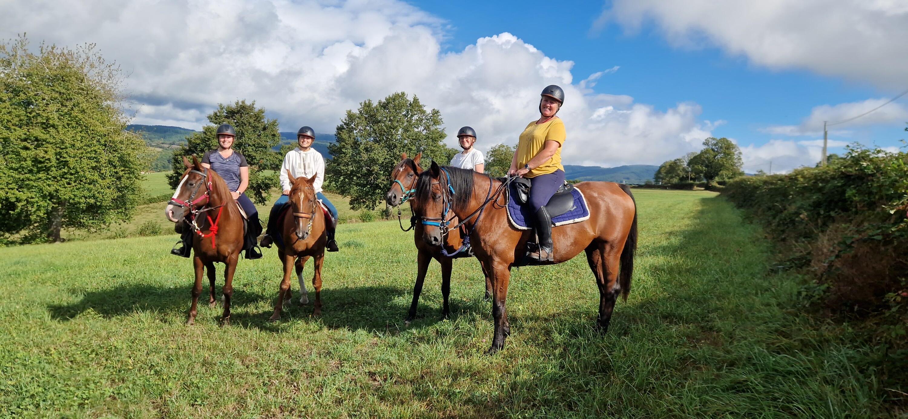 Randonnée à cheval en liberté dans les grands espaces du Morvan 1/1
