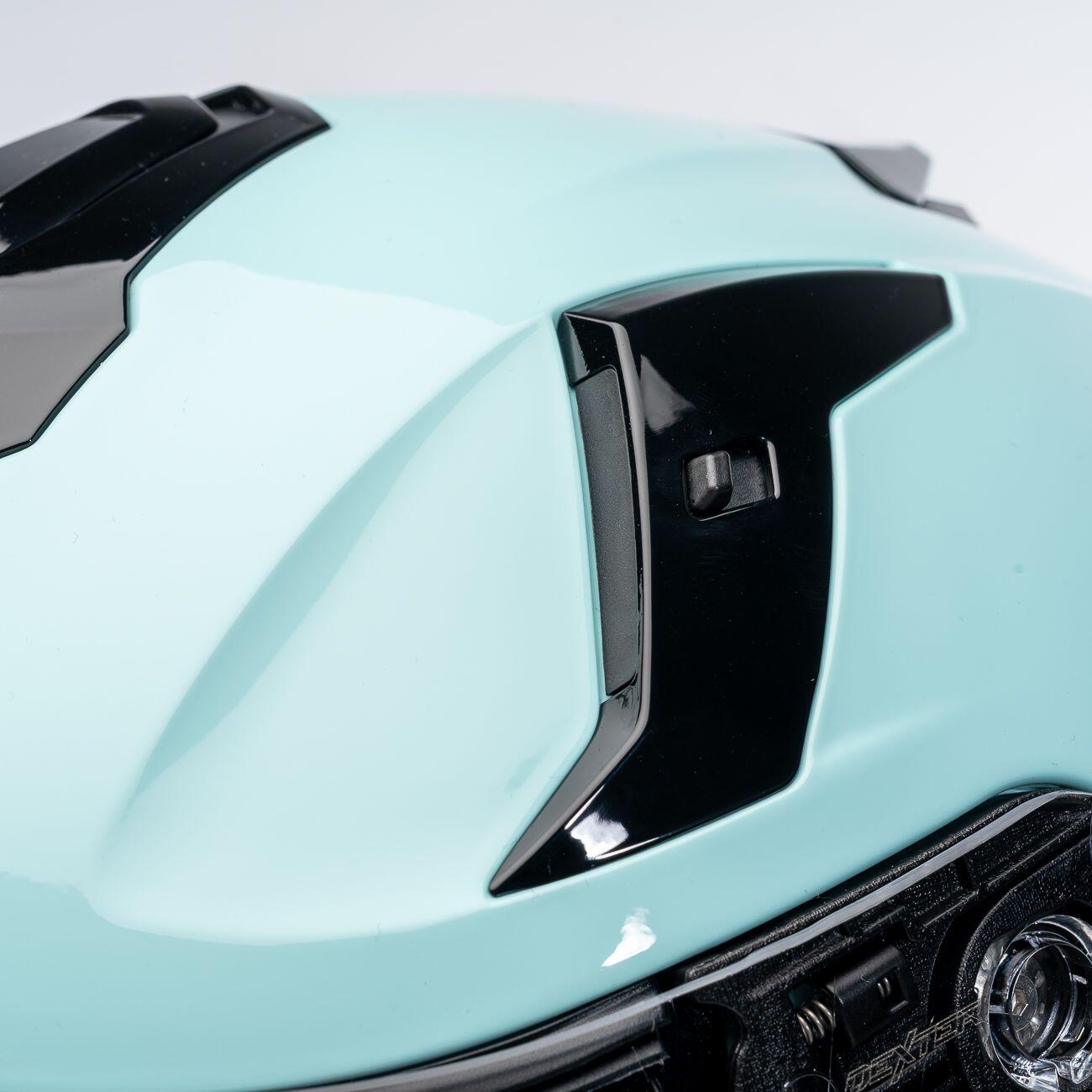 MOTOBLOUZ Casque Intégral MIRAGE ZEPHYR blue/white/grey Shiny | ECE 22.06 7/7
