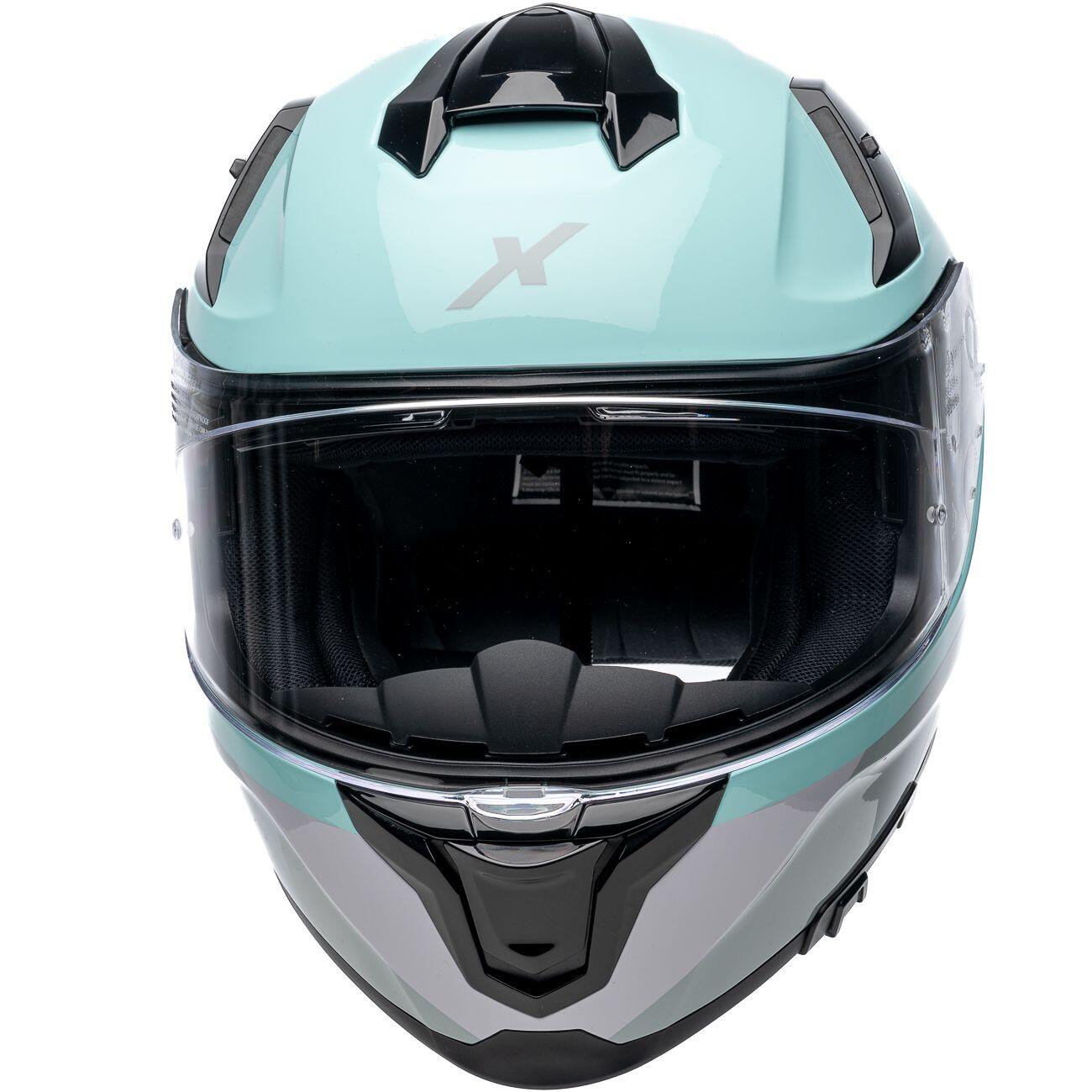 MOTOBLOUZ Casque Intégral MIRAGE ZEPHYR blue/white/grey Shiny | ECE 22.06 2/7