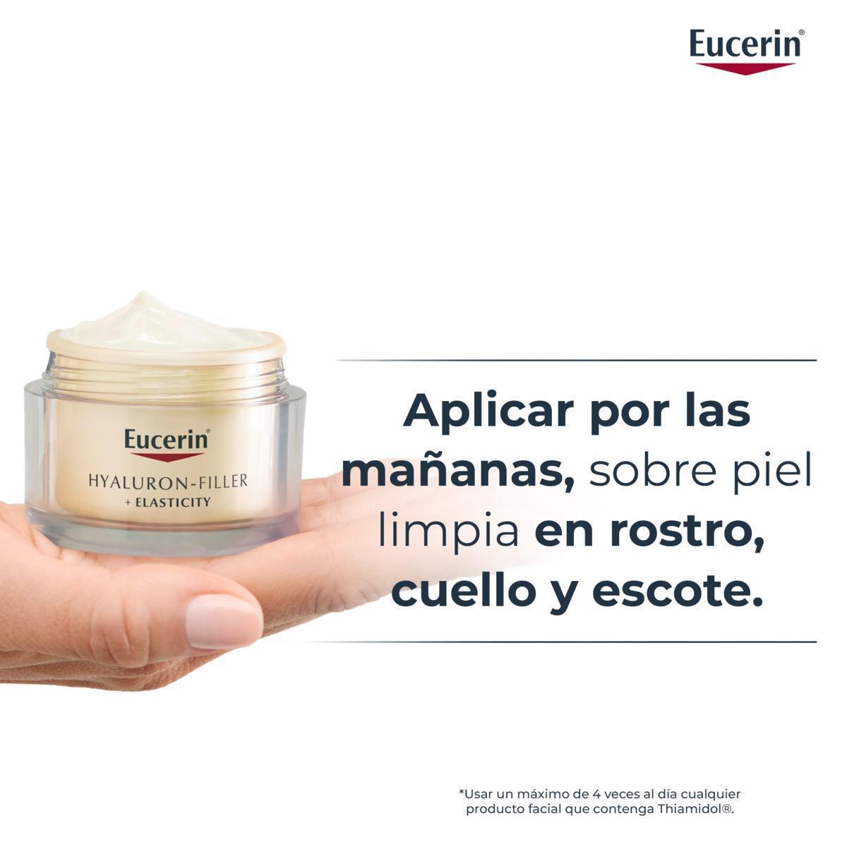 EUCERIN Hyaluron-Filler Elasticity Crema Antiedad Día FPS 15 50 ml 4/5