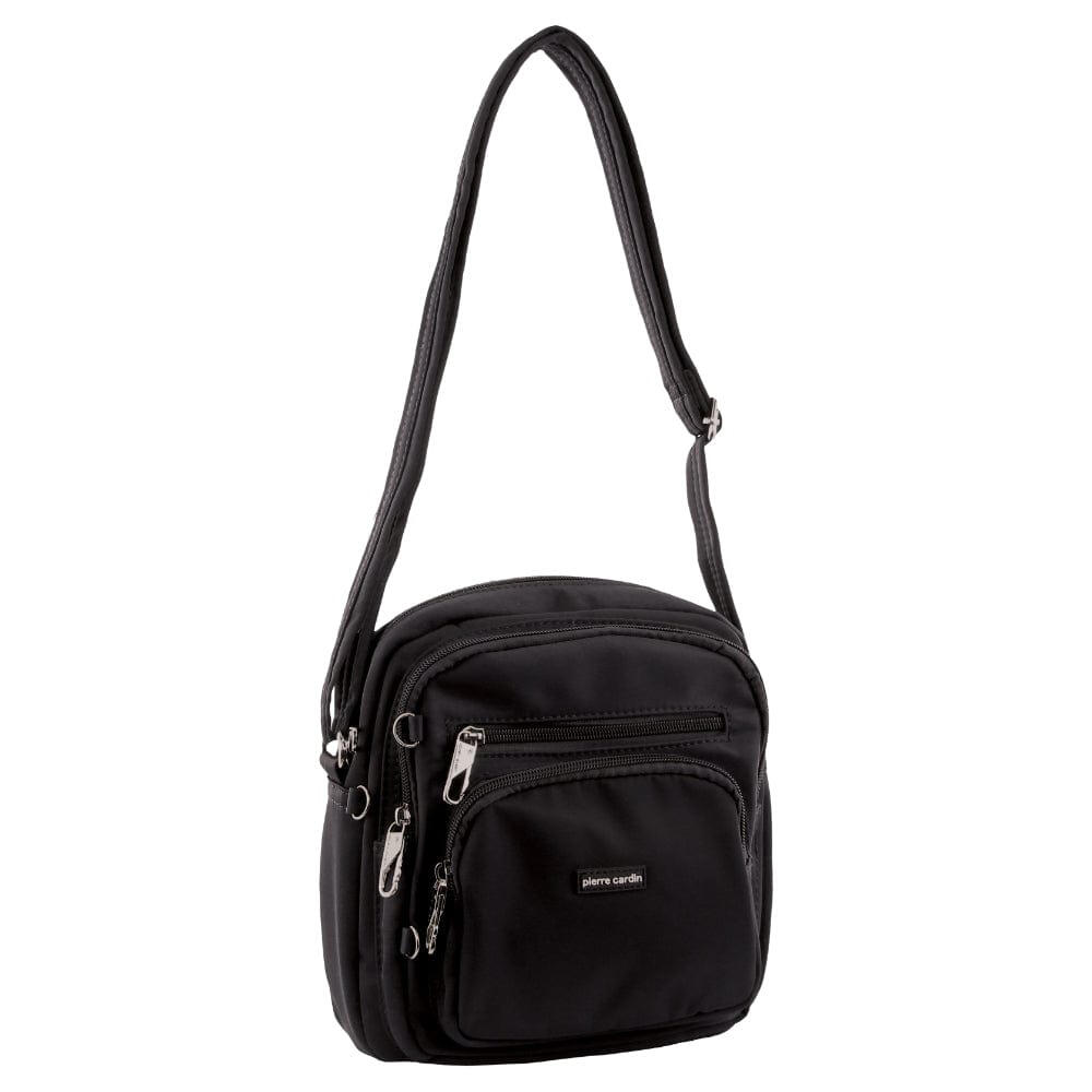 Pierre Cardin Nylon Anti-Theft Cross Body Travel Carry On Bag