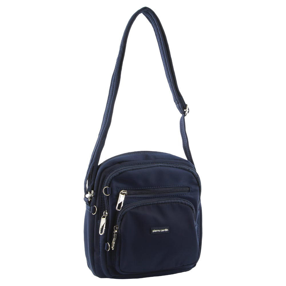 Pierre Cardin Nylon Anti-Theft Cross Body Travel Carry On Bag