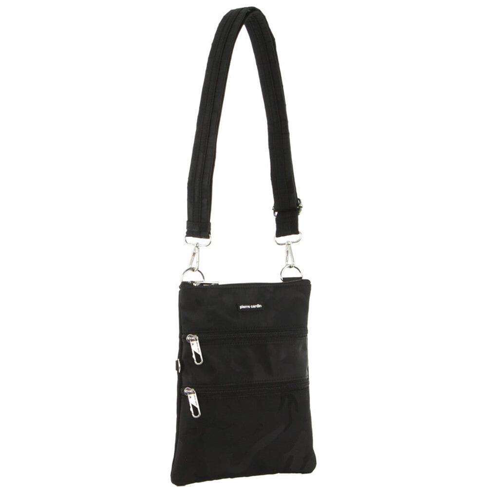 Pierre Cardin Nylon Anti-Theft Cross Body Travel Carry On Bag