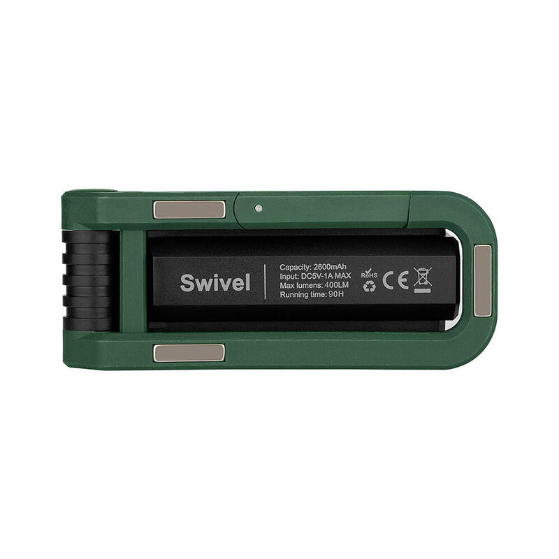 Luz de trabalho Olight Swivel COB 400 lúmens Verde