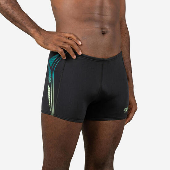 Seconde vie - Maillot de Bain Boxer Homme SPEEDO TRICK Noir Vert - EXCELLENT