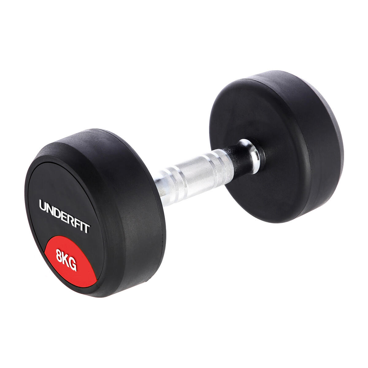 Zestaw hantli gumowanych 2 x 4-20 kg 5 par (120 kg) UNDERFIT + stojak STR38 6/7