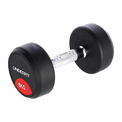 Hantla gumowana UNDERFIT do ćwiczeń siłowych fitness