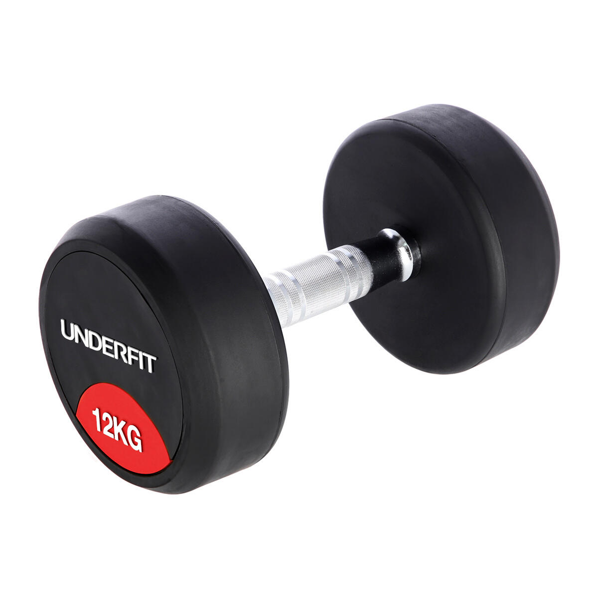 Zestaw hantli gumowanych 2 x 4-20 kg 5 par (120 kg) UNDERFIT + stojak STR38 5/7