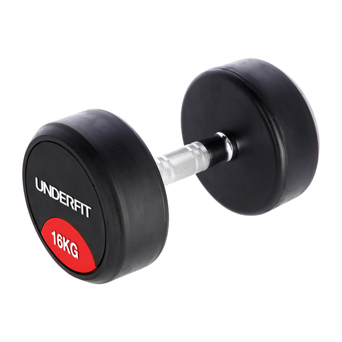 Zestaw hantli gumowanych 2 x 4-20 kg 5 par (120 kg) UNDERFIT + stojak STR38 4/7