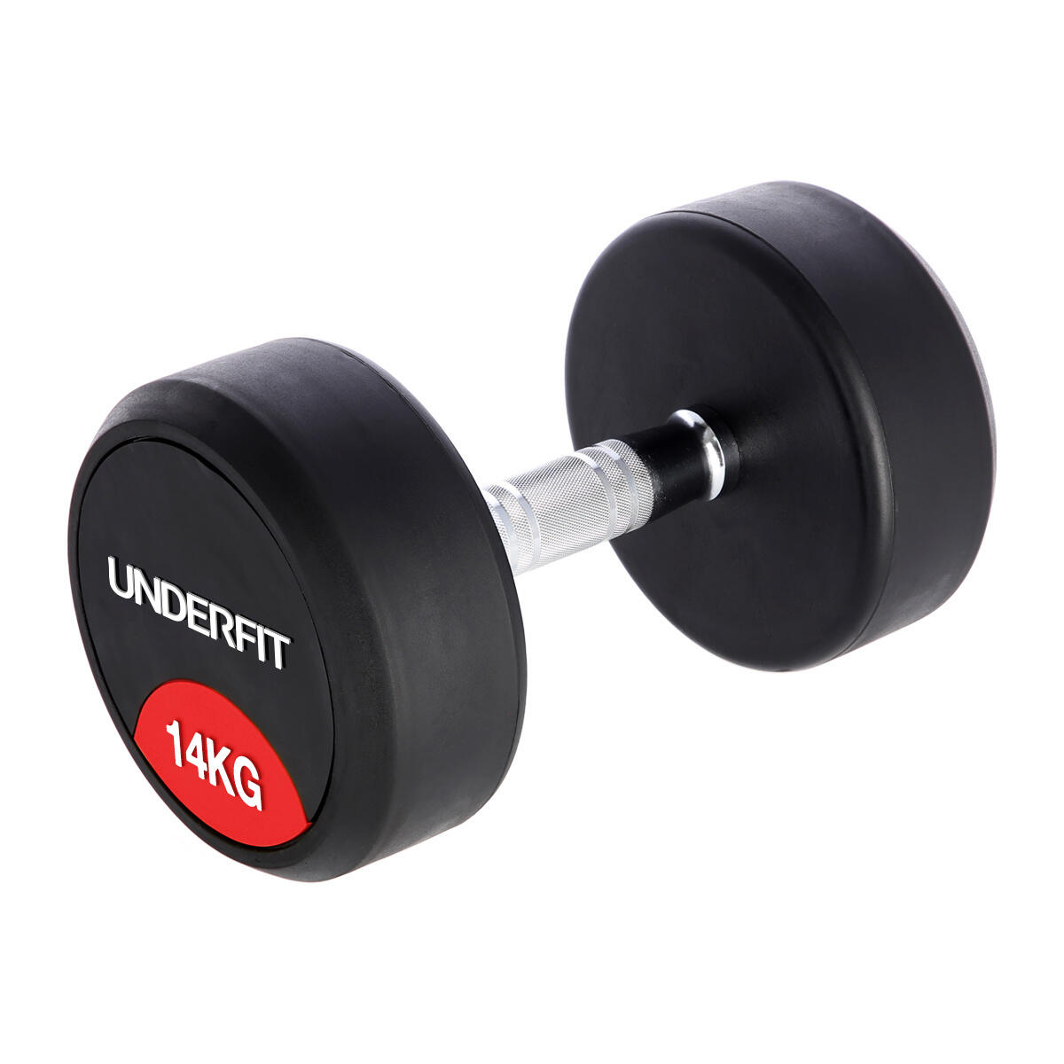 Zestaw hantli gumowanych 2 x 6-22,5 kg 5 par (141 kg) UNDERFIT + stojak STR38 4/7