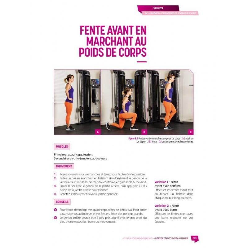 Musculation et Nutrition au féminin - 4TRAINER Editions