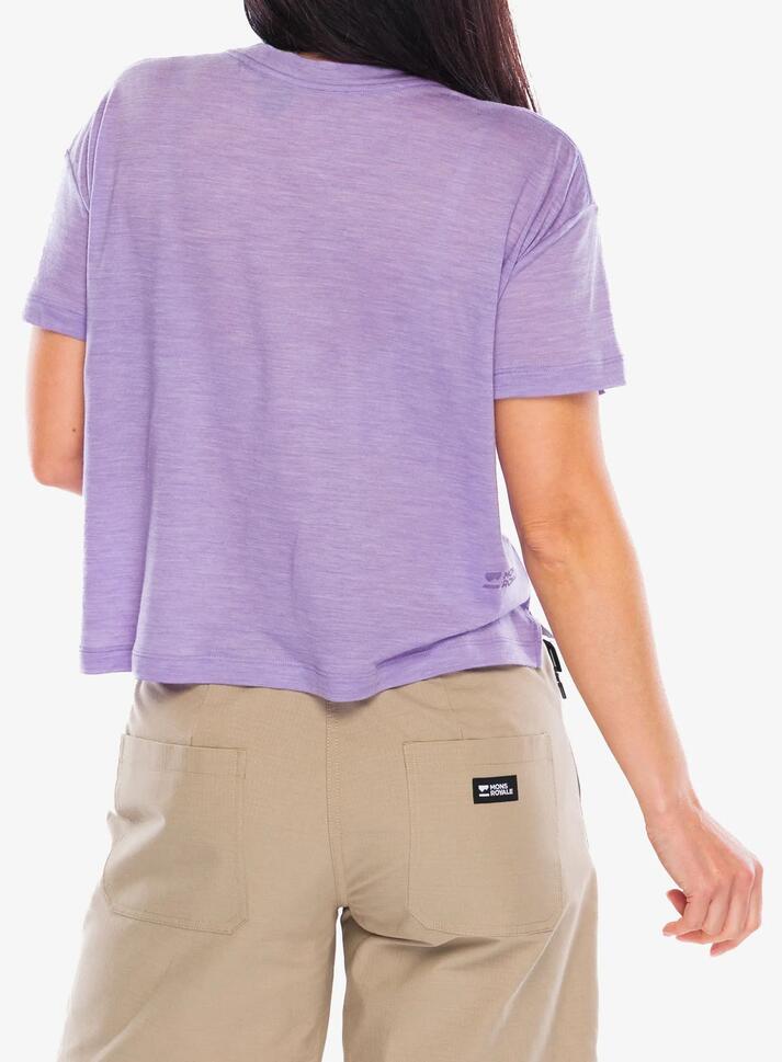 Koszulka merino damska Mons Royale Zephyr Merino Tencel Boxy T-Shirt