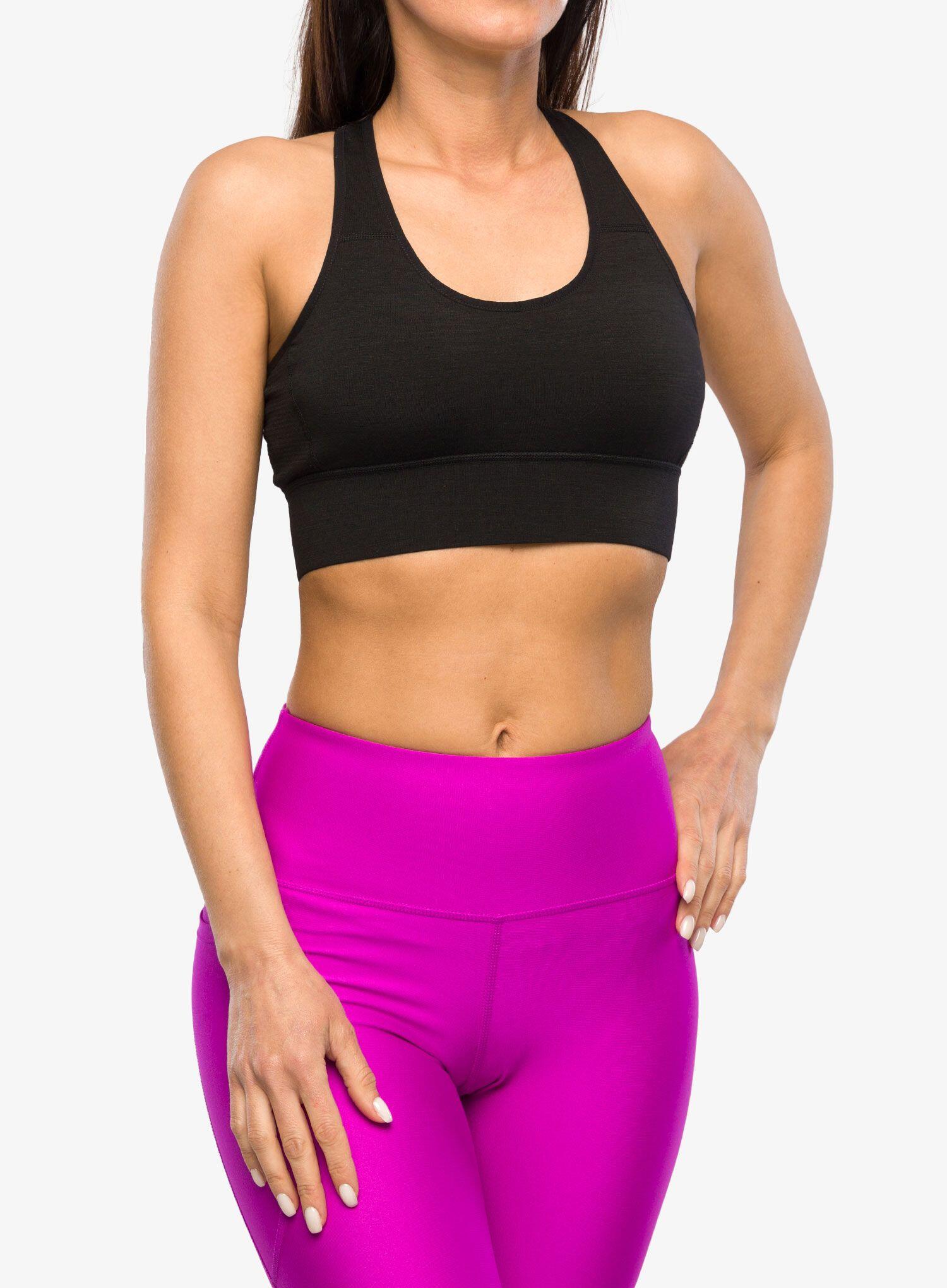 Stanik sportowy Mons Royale Stratos Merino Shift Sports Bra 5/7