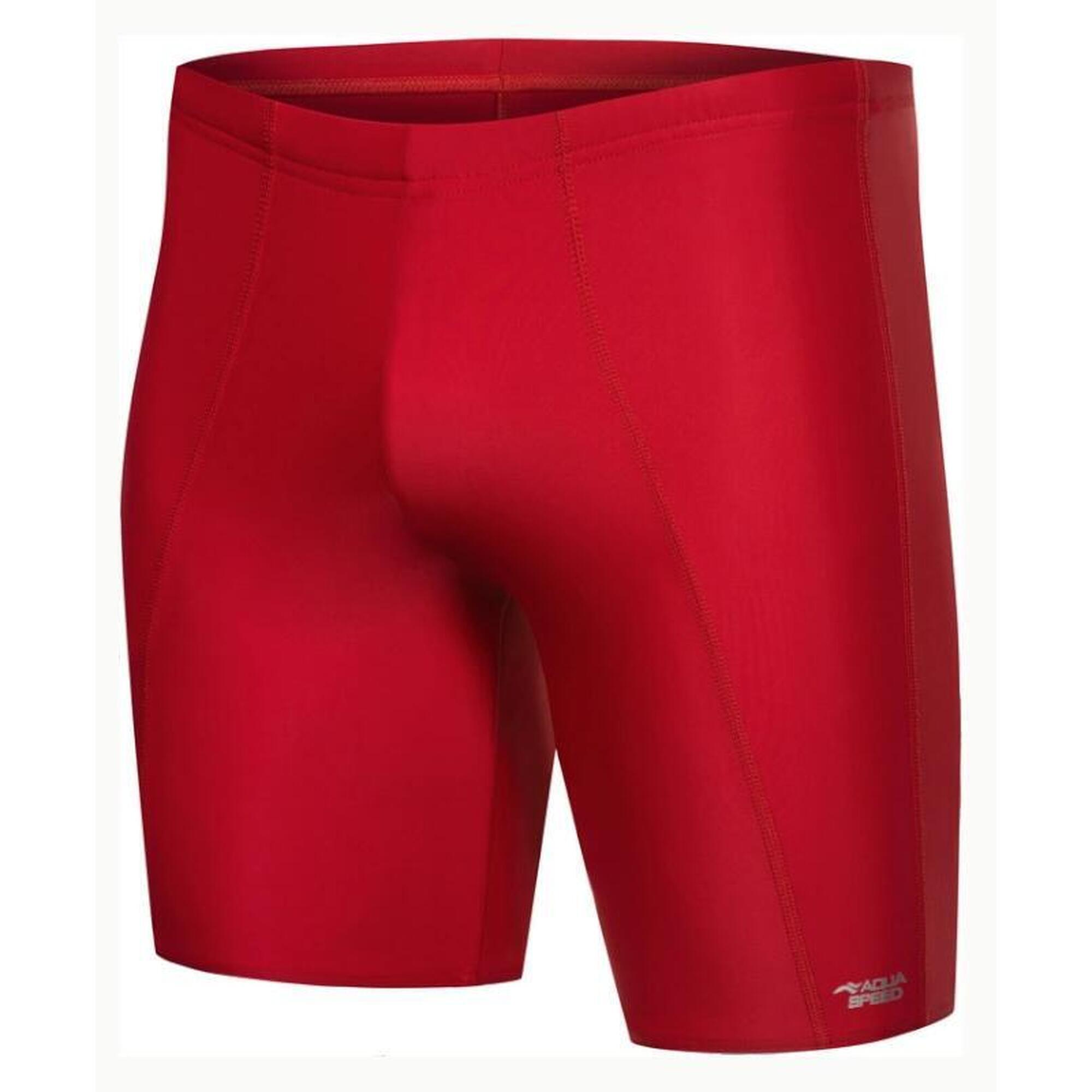 Aqua Speed - Maillots De Bain Longs Aqua-speed Pour Hommes - Jammer - Rouge - 48 Xl - Decathlon