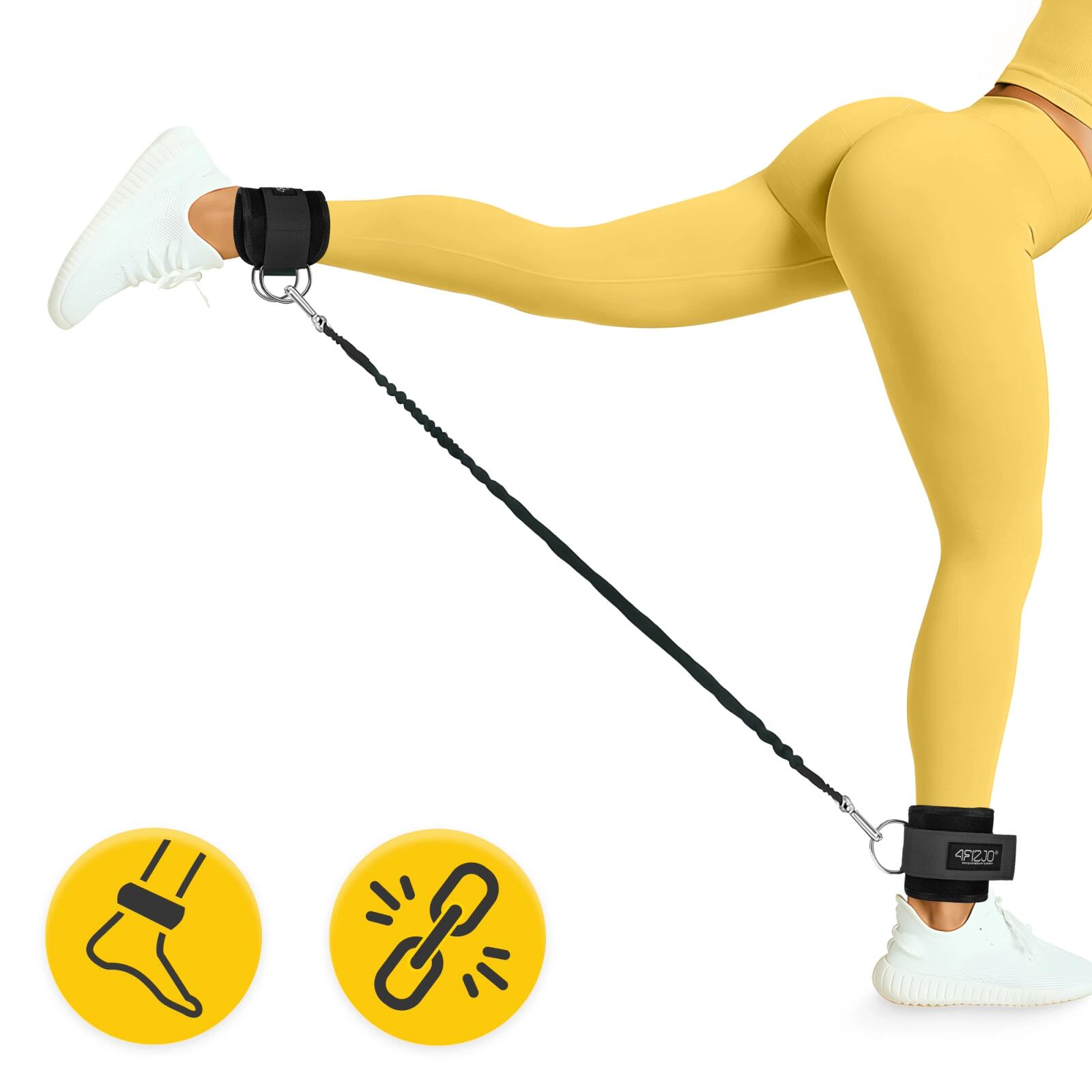 Opaski treningowe na kostki do wyciągu Ankle Strap 4FIZJO 2 szt. 2/7