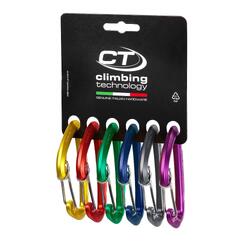 Jeu de mousquetons Climbing Technology Berry W, 6 pièces.
