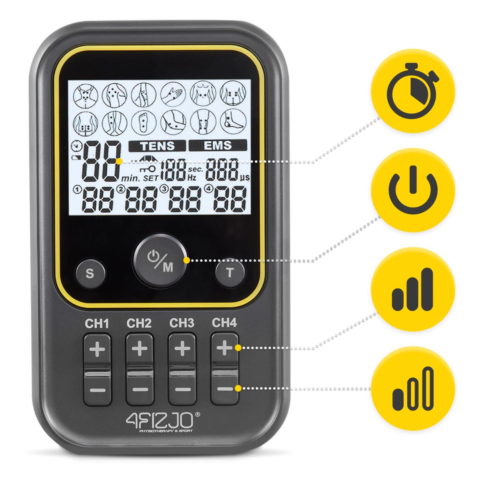 Elektrostimulátor svalů TENS a EMS Combo PRO+ 4FIZJO 5/7