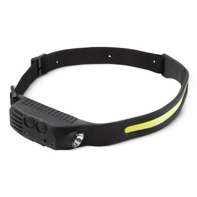 Hoofdlamp outdoor mountain goat zijverlichting led 350lm sensor zwart