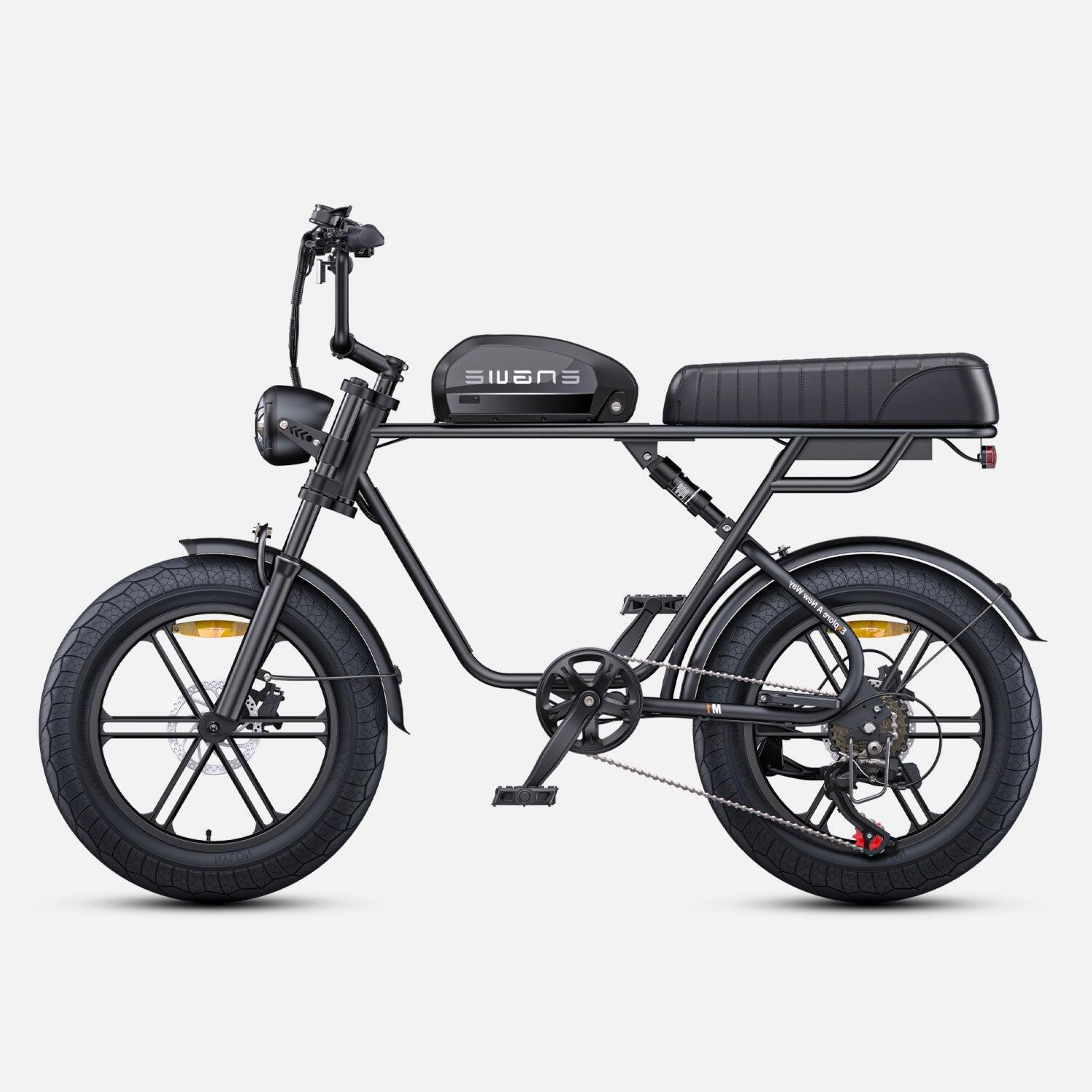 Bicicleta elétrica engwe m1 nl - motor 250w 48v15.6ah 20 polegadas - preto