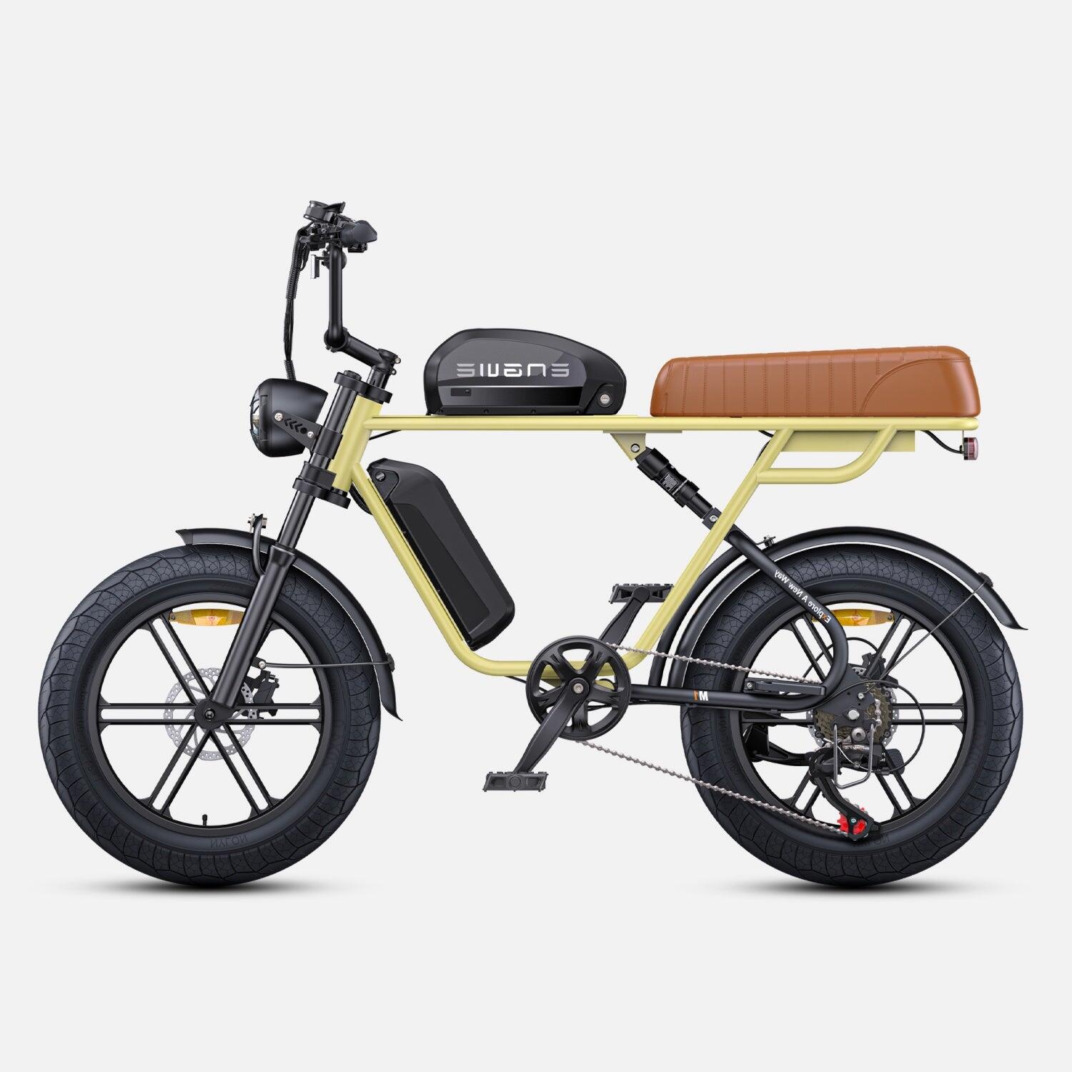 Bicicleta elétrica engwe m1 eu - 250w 48v28.6ah 20 polegadas - amarelo