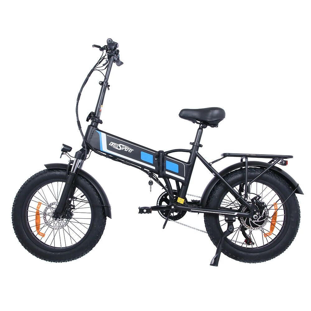 Bicicleta elétrica onesport ot10 | 500w 576wh 35km de autonomia | preto