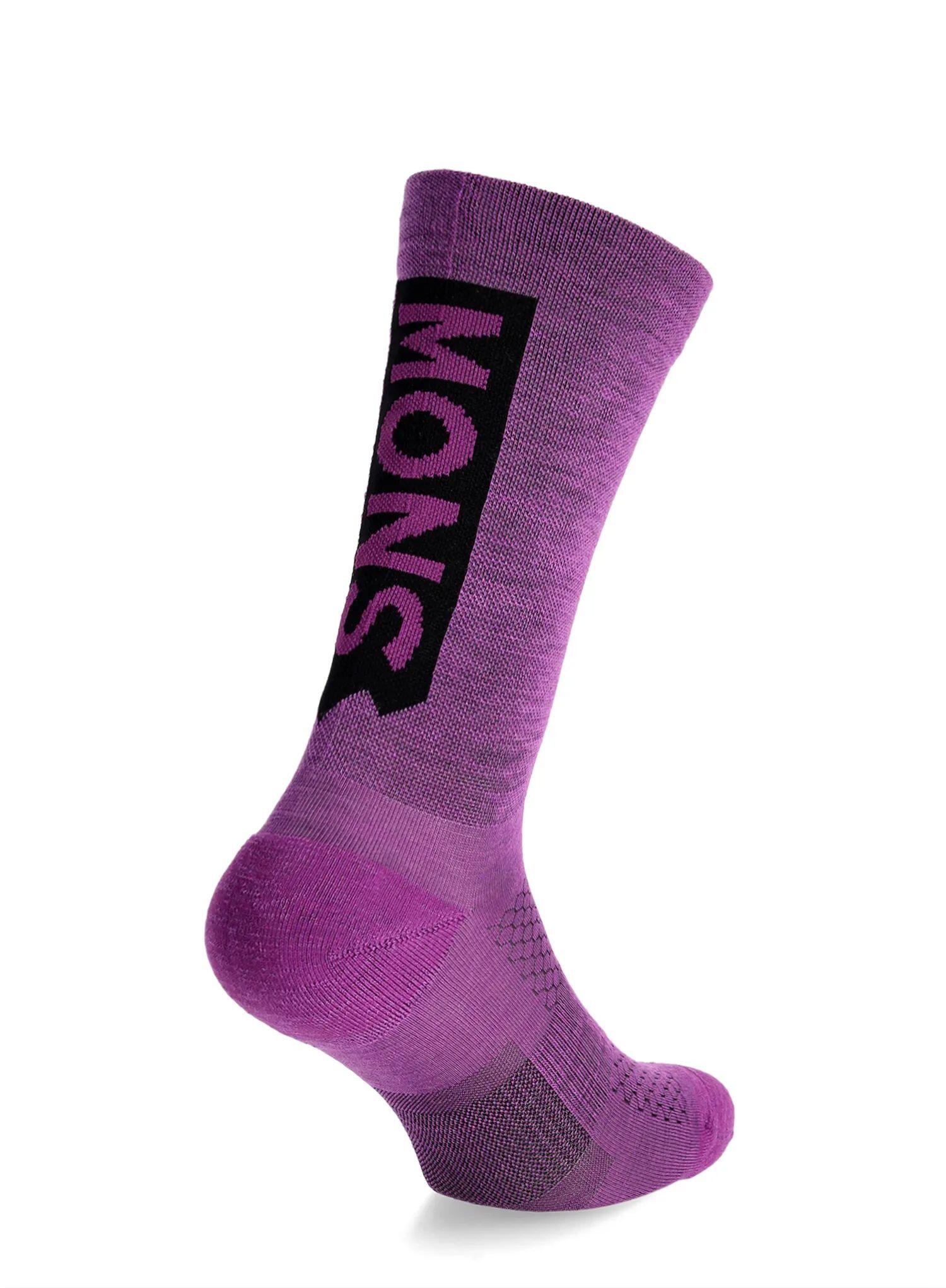 Skarpety rowerowe Mons Royale Atlas Crew Sock 2/4