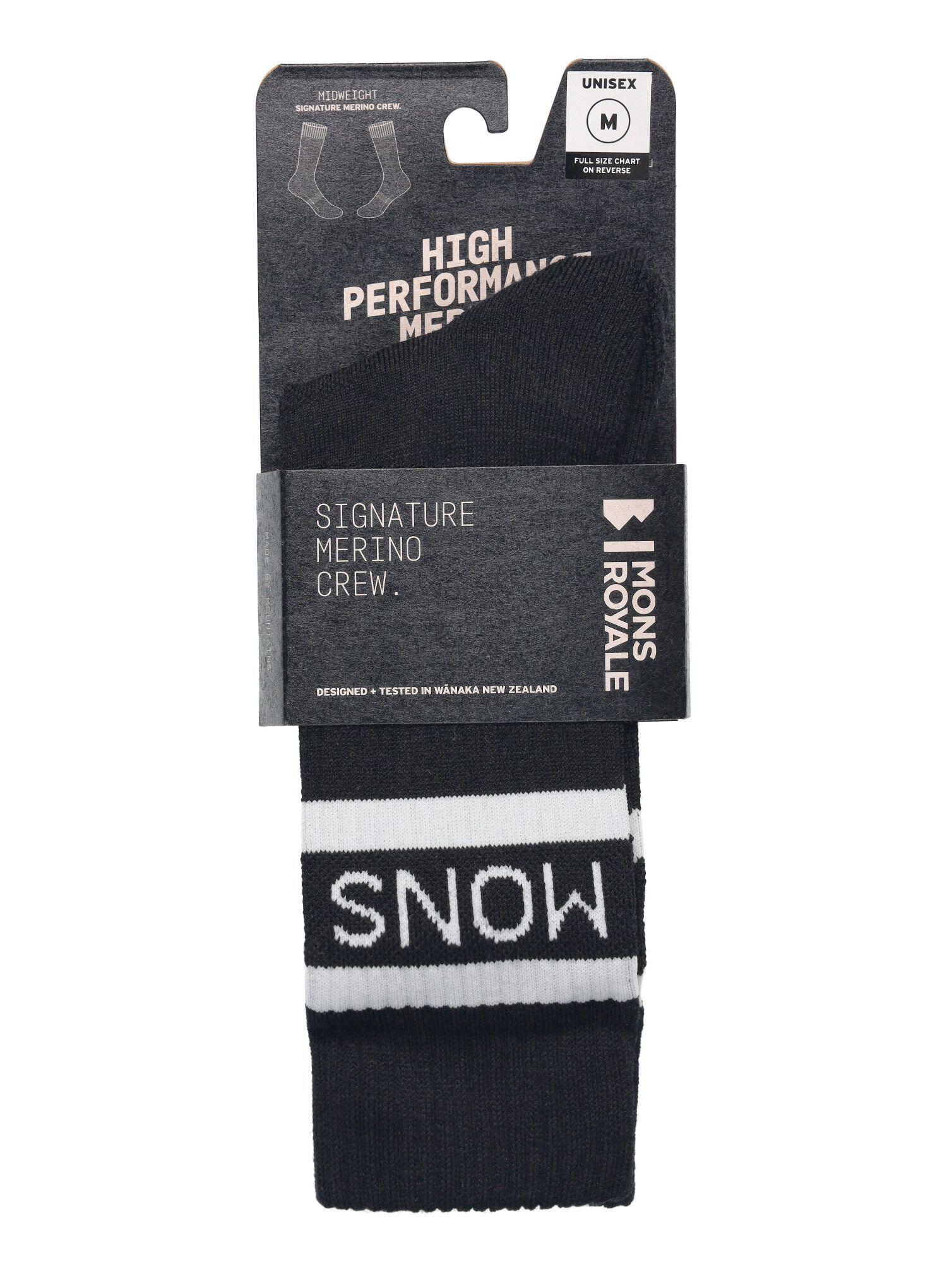 Skarpety turystyczne Mons Royale Signature Crew Sock 5/6