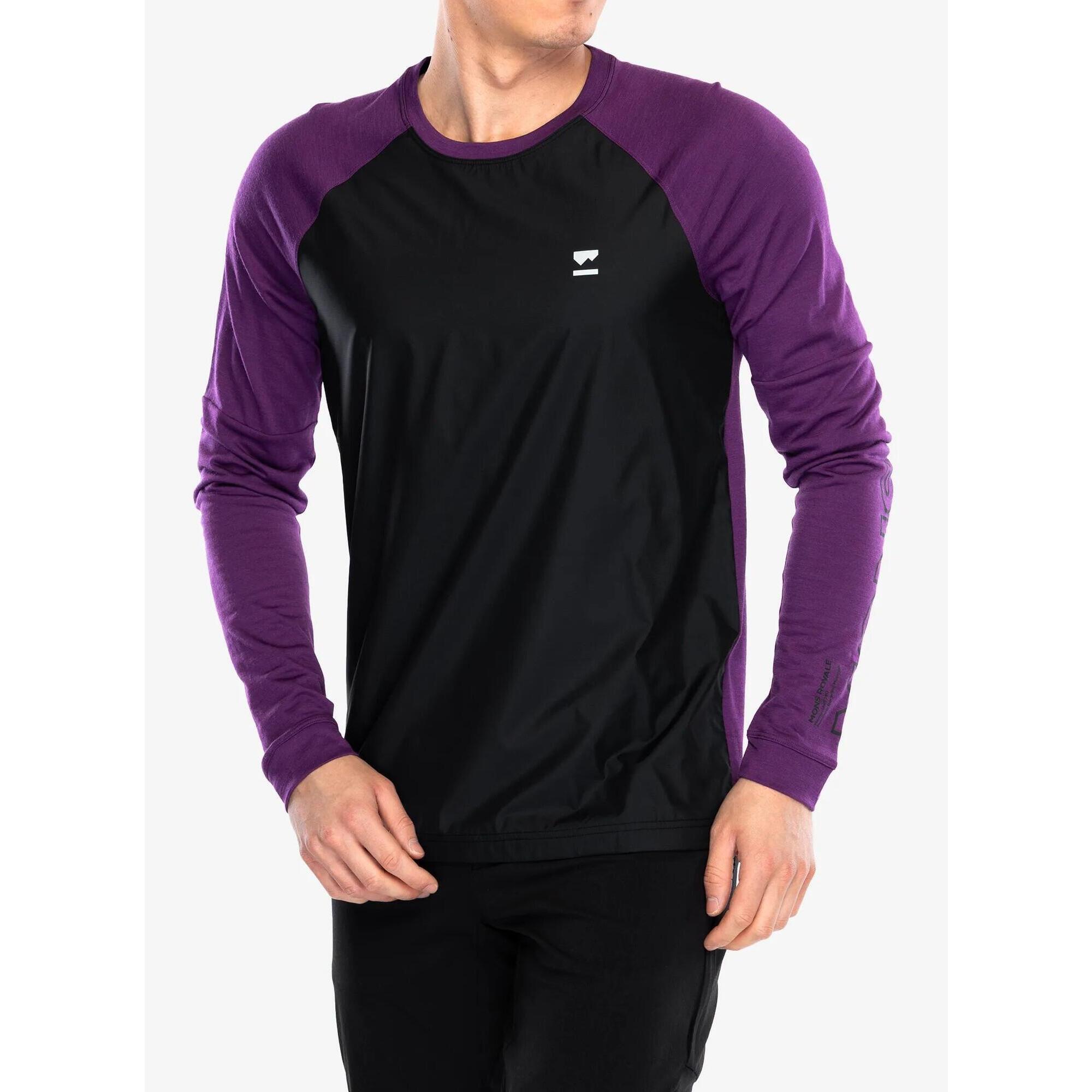 Bluza rowerowa męska Mons Royale Tarn Merino Bike Wind Jersey