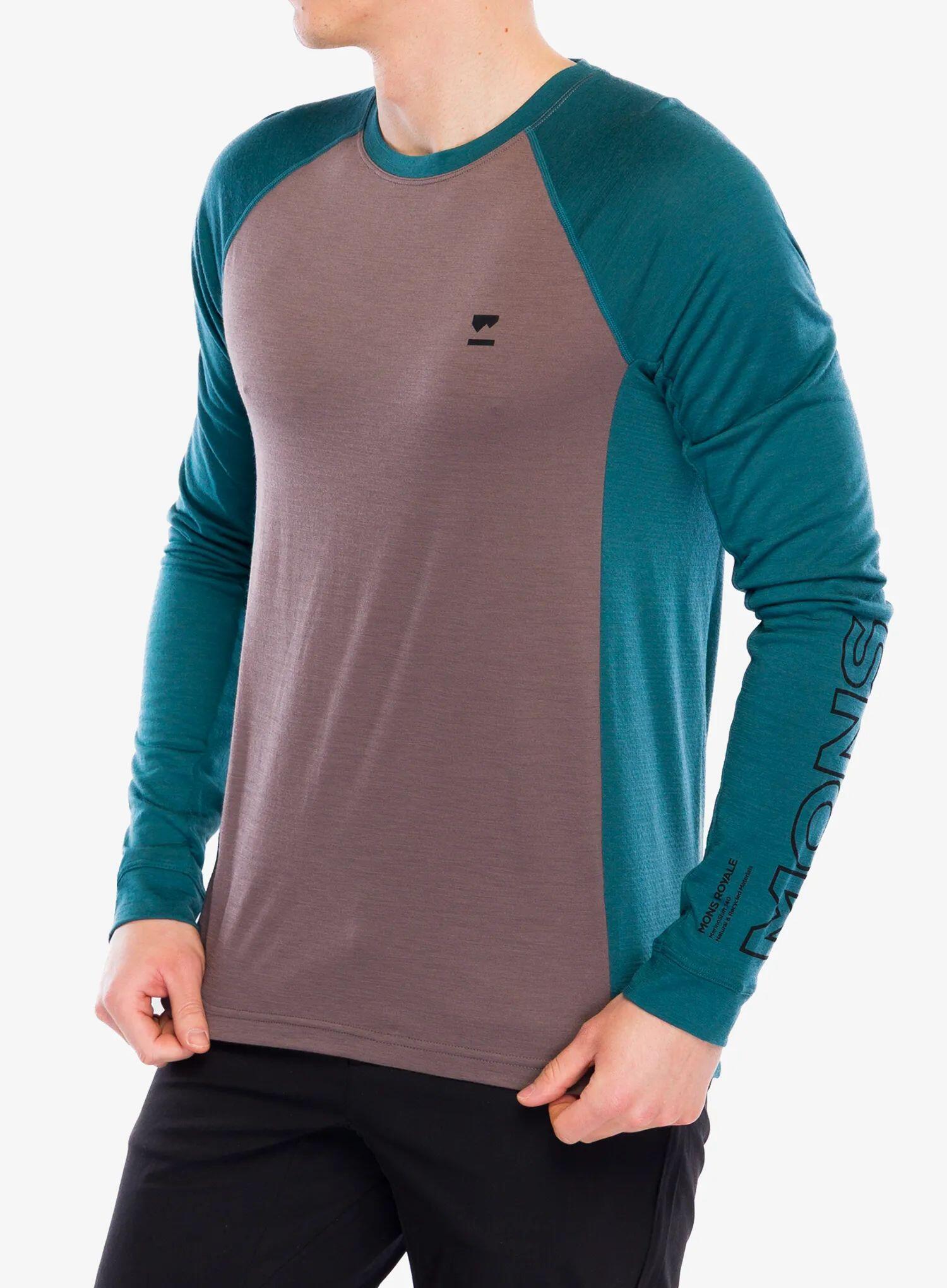 Bluza rowerowa męska Mons Royale Tarn Merino Long Sleeve 3/7