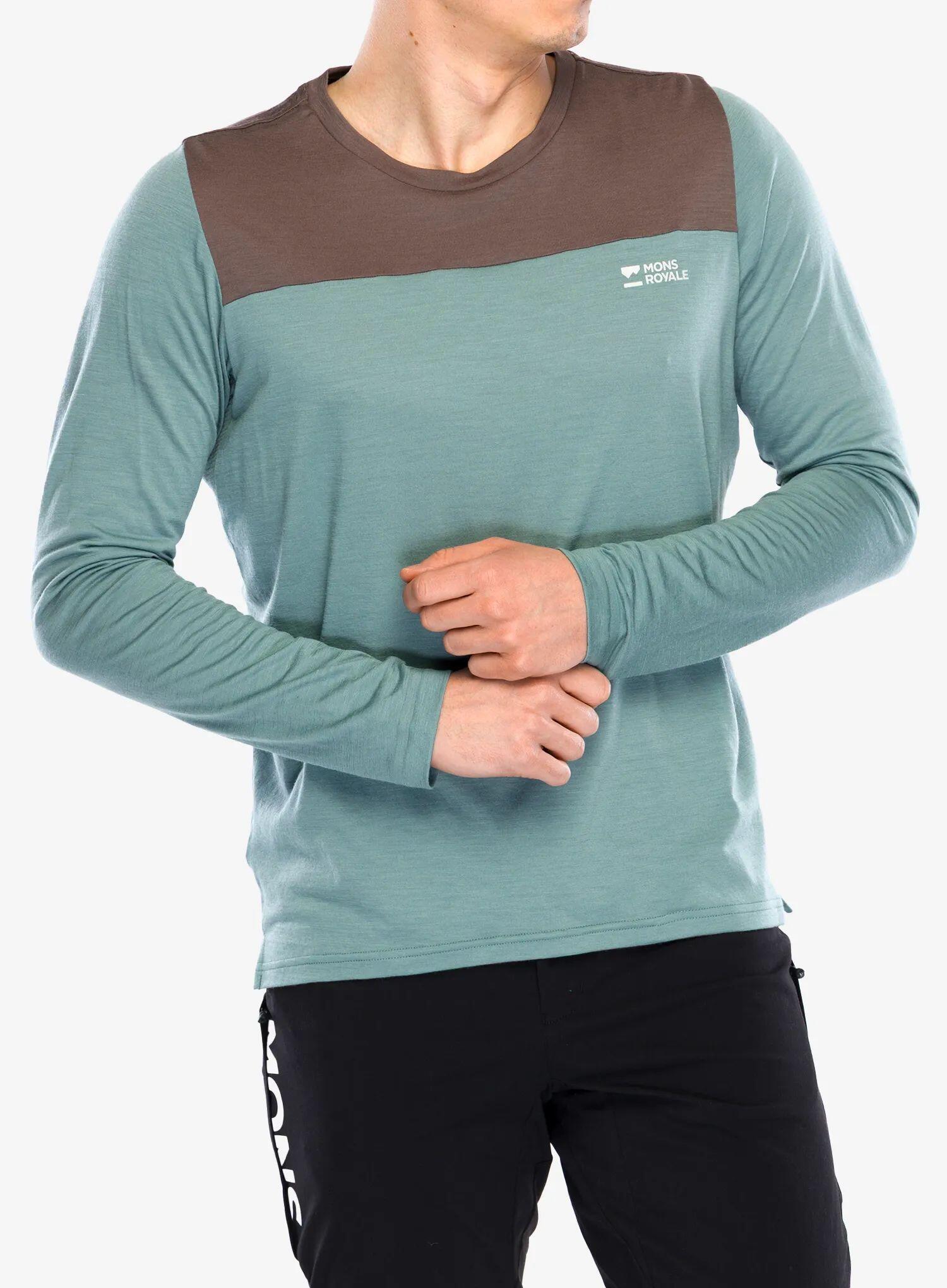 Bluza rowerowa męska Mons Royale Diversion Merino Bike Jersey Long Sleeve 3/7