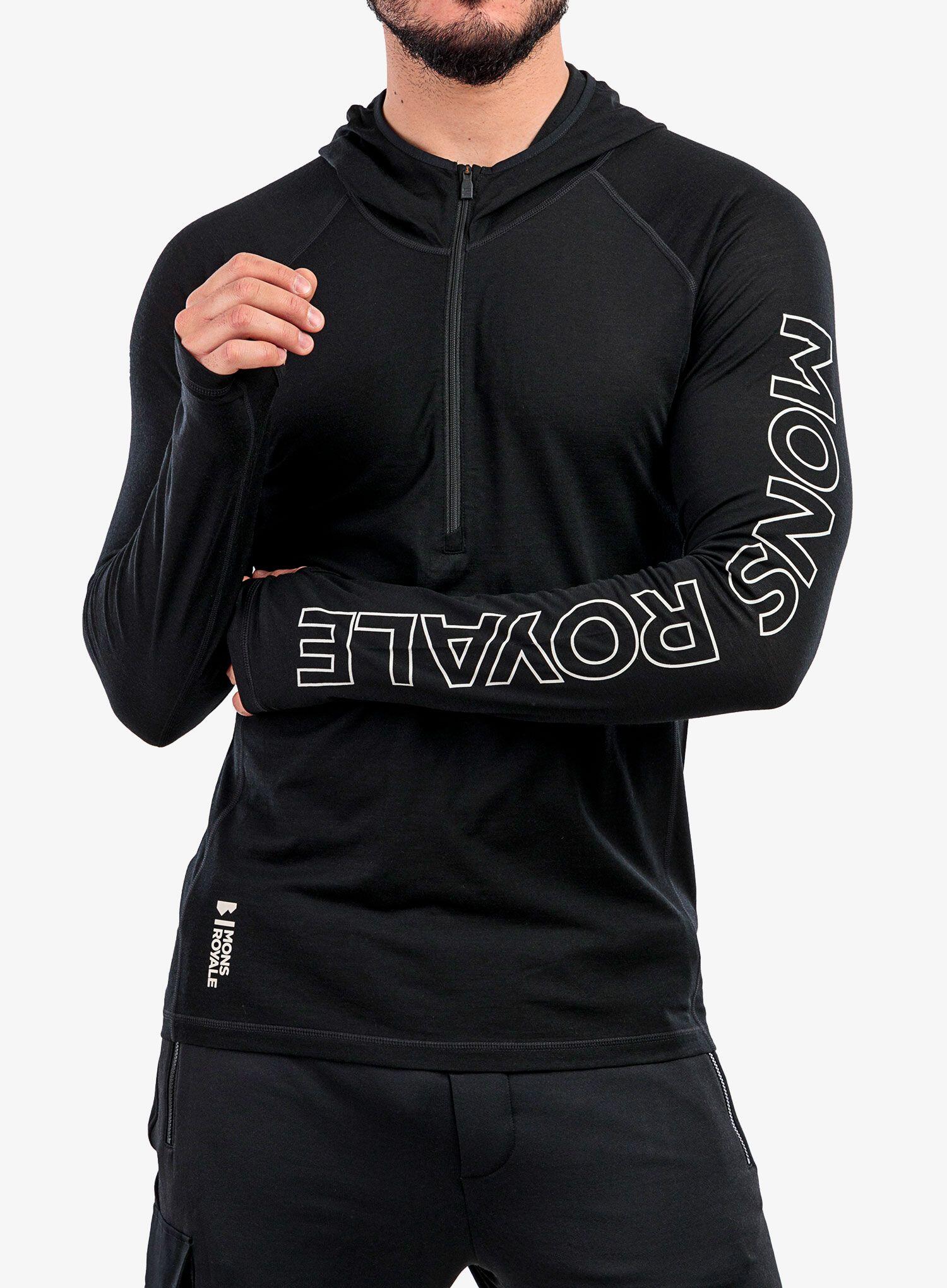 Bluza termoaktywna męska Mons Royale Temple Tech Hood 3/7