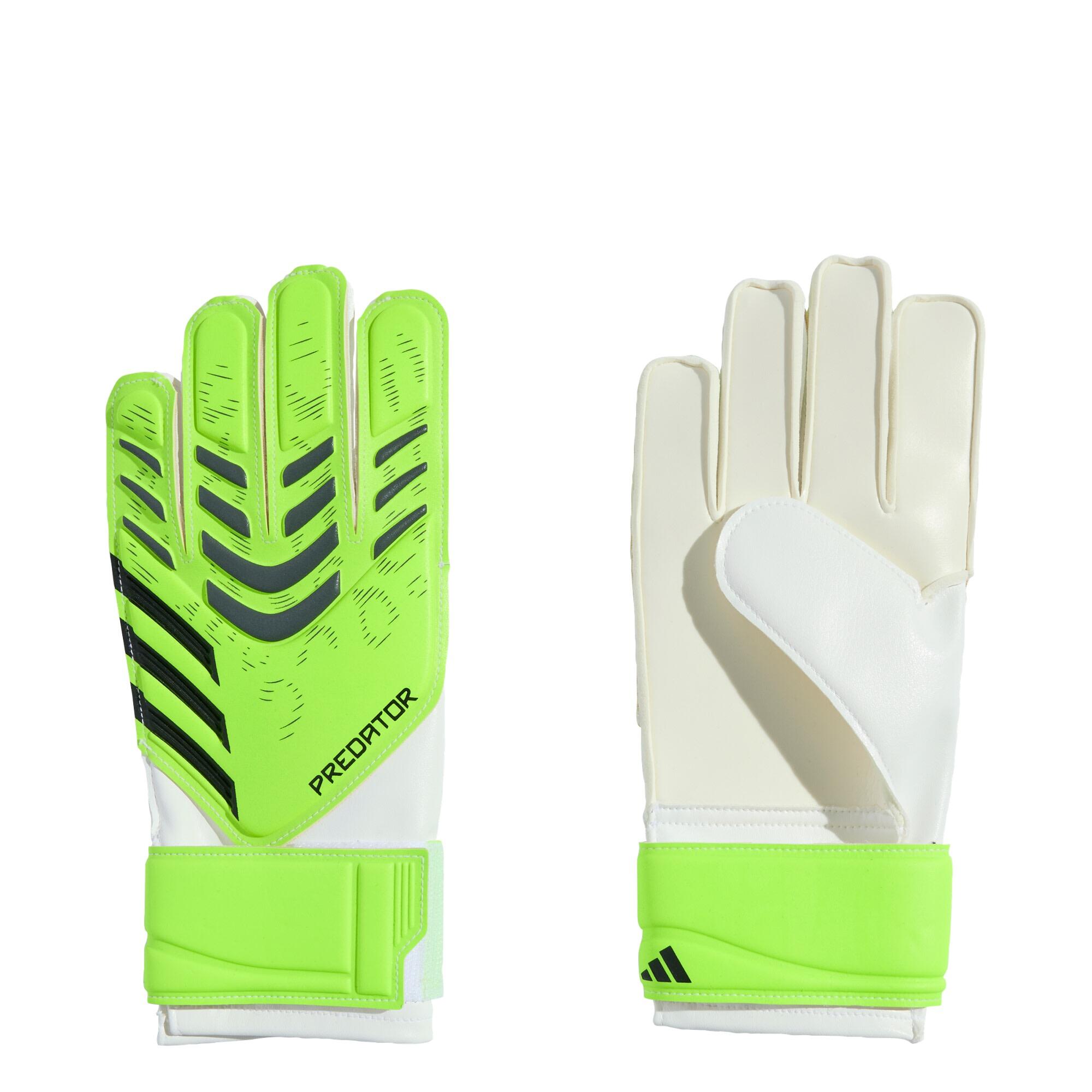 Adidas - Gants Gardien De But Training Predator Enfants - Gants - Jaune|noir|violet - 5 - Decathlon