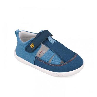 Zapatillas Lona Ba NiÑo Garvalin Azul