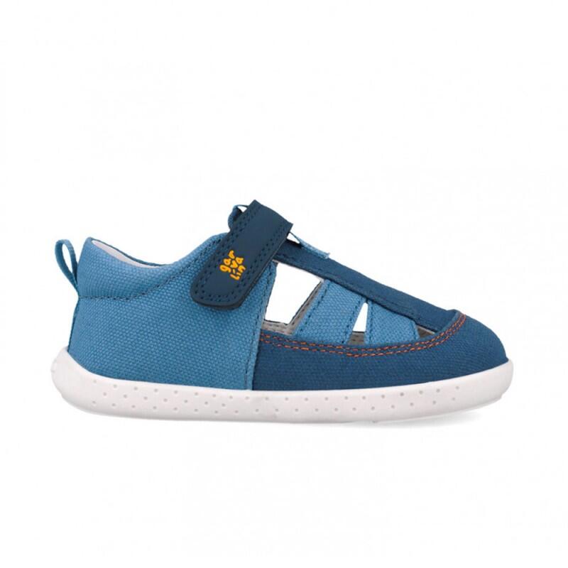 Zapatillas Lona Ba NiÑo Garvalin  Azul 4/5