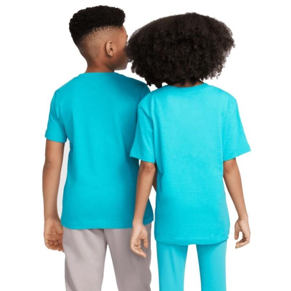 Camiseta Casual Nike Sportswear Big Kid´s T-Shirt FZ5177-345 Turquesa 2/2