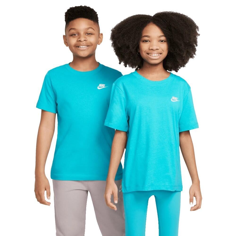 NIKE Camiseta Casual Nike Sportswear Big Kid´s T-Shirt FZ5177-345 Turquesa