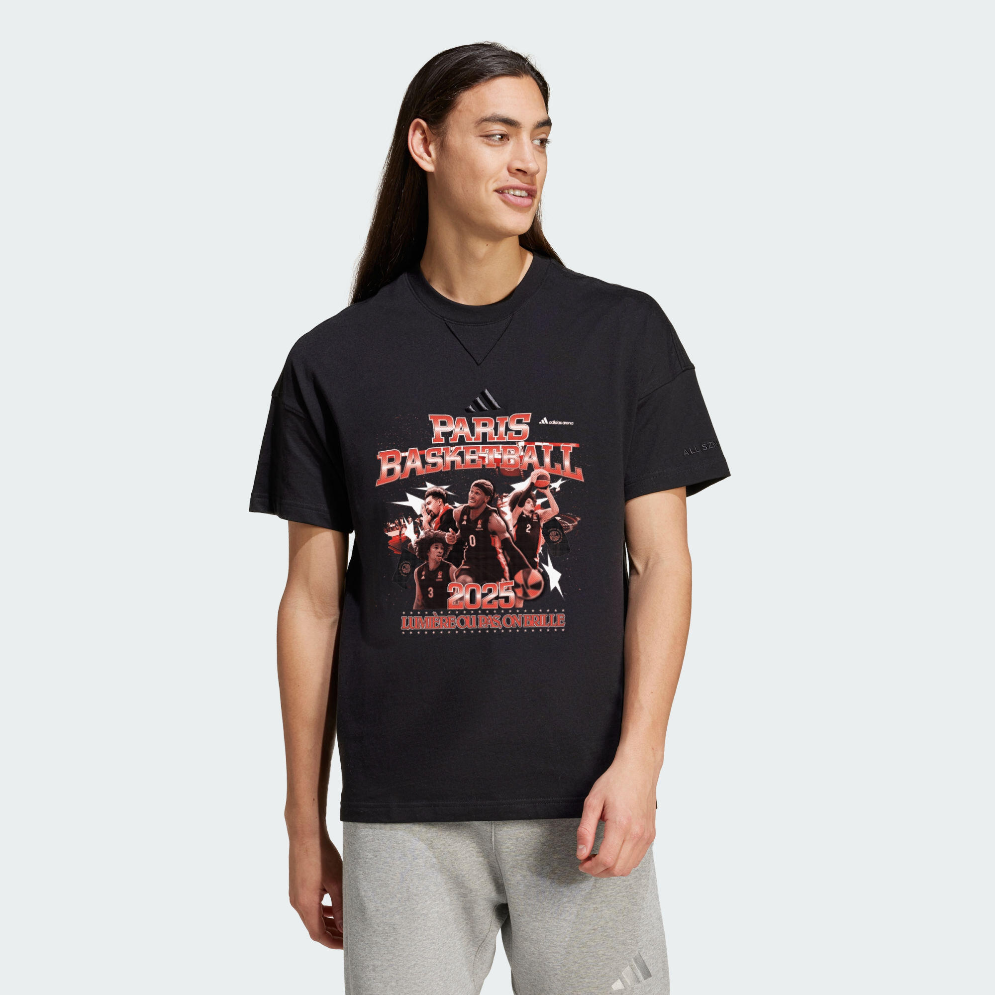 ADIDAS Paris Basketball Club Graphic Tee