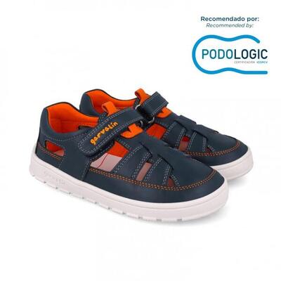 Sandalias Barefoot NiÑo Garvalin Azul