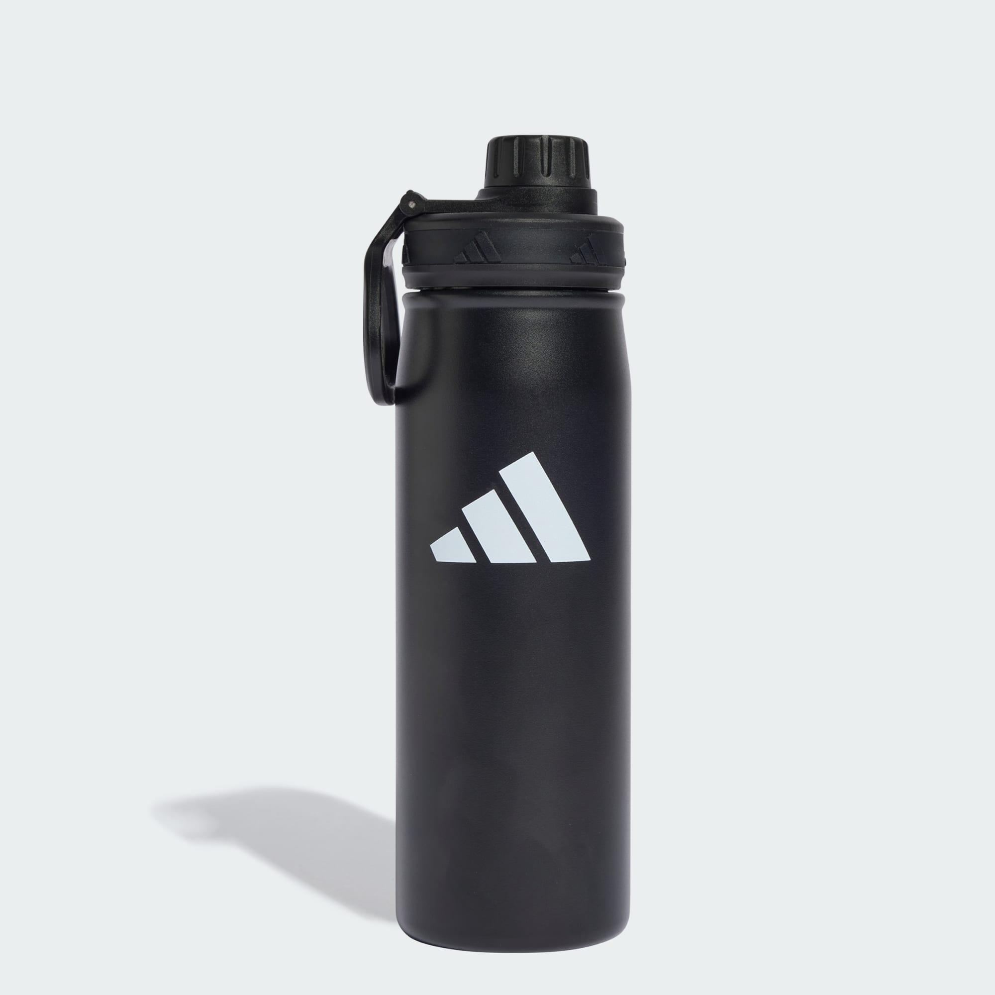 Trinkflasche aus Metall mit Schraubverschluss, 0,6 Liter