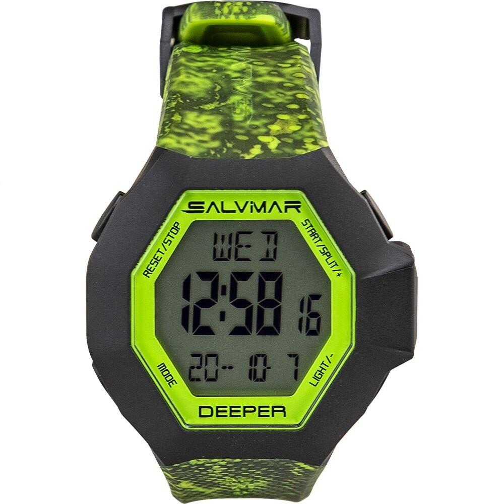 Salvimar Salvimar Deeper Freitaucheruhr schwarz/säuregrün 6/7