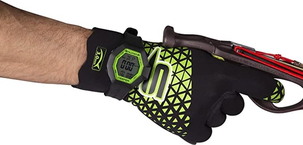 Salvimar Salvimar Deeper Freitaucheruhr schwarz/säuregrün 3/7